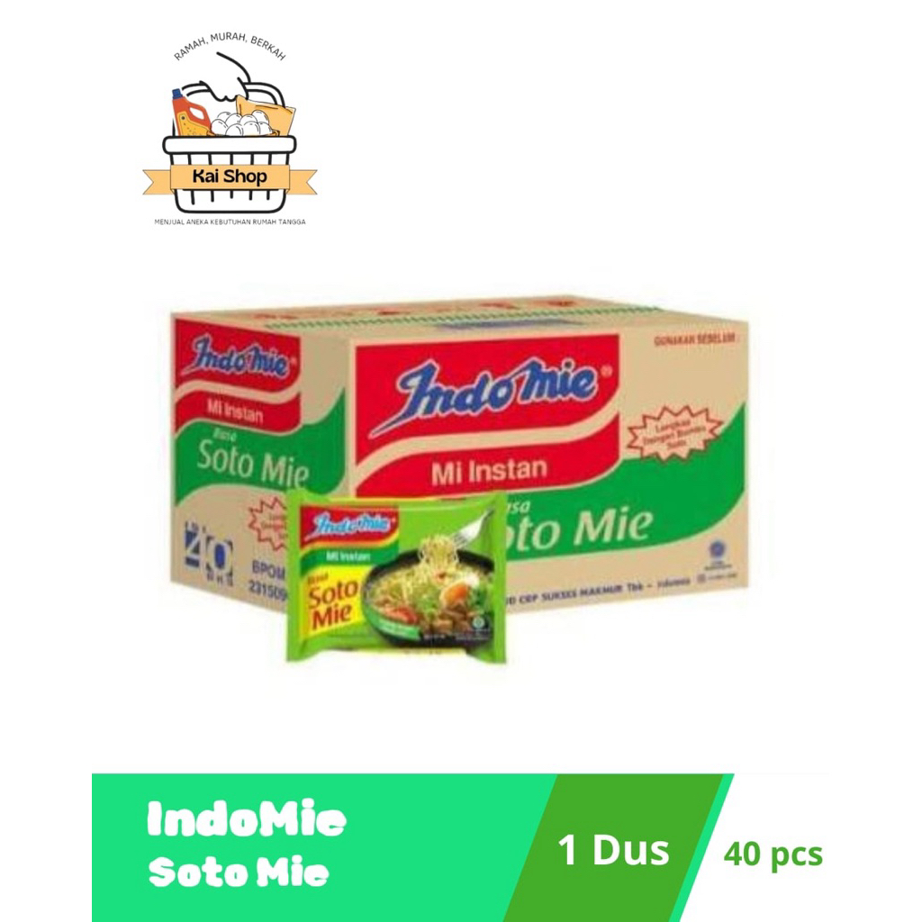 

1 DUS (40 PCS) INDOMIE SOTO