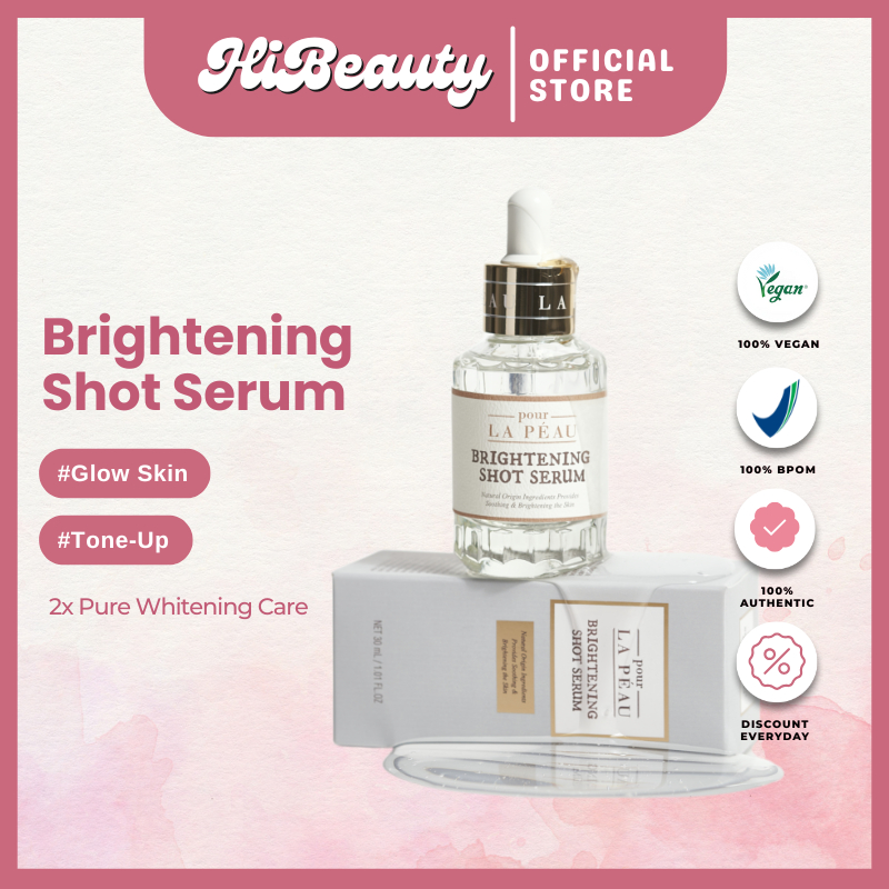 Pour La Peau Brightening Shot Serum 30ml | Pour La Peau Pore Refining Serum 30ml | Pour La Peau Prop