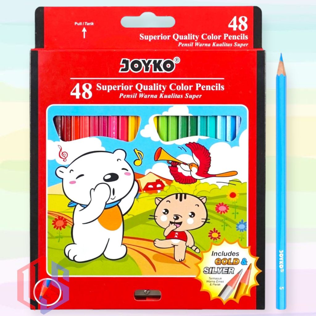 

Pensil Warna Joyko Panjang 48 Warna CP-48PB