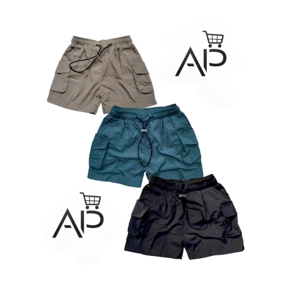 Celana Pendek Boxer Anak Bahan Parasut/Celana Cargo Pendek Anak/Celana Anak Cargo Bahan Parasut/Cela