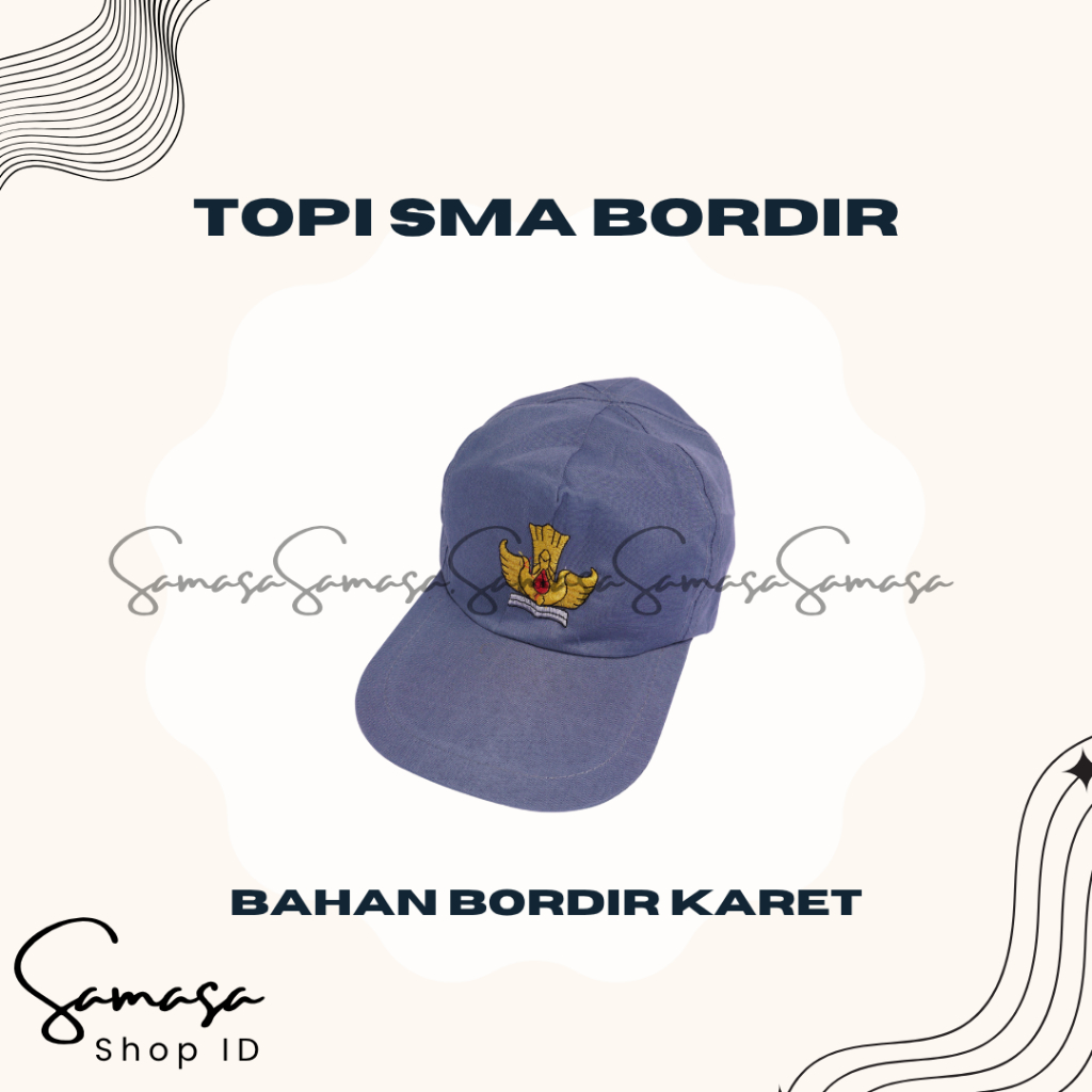 Topi SMA Bordir