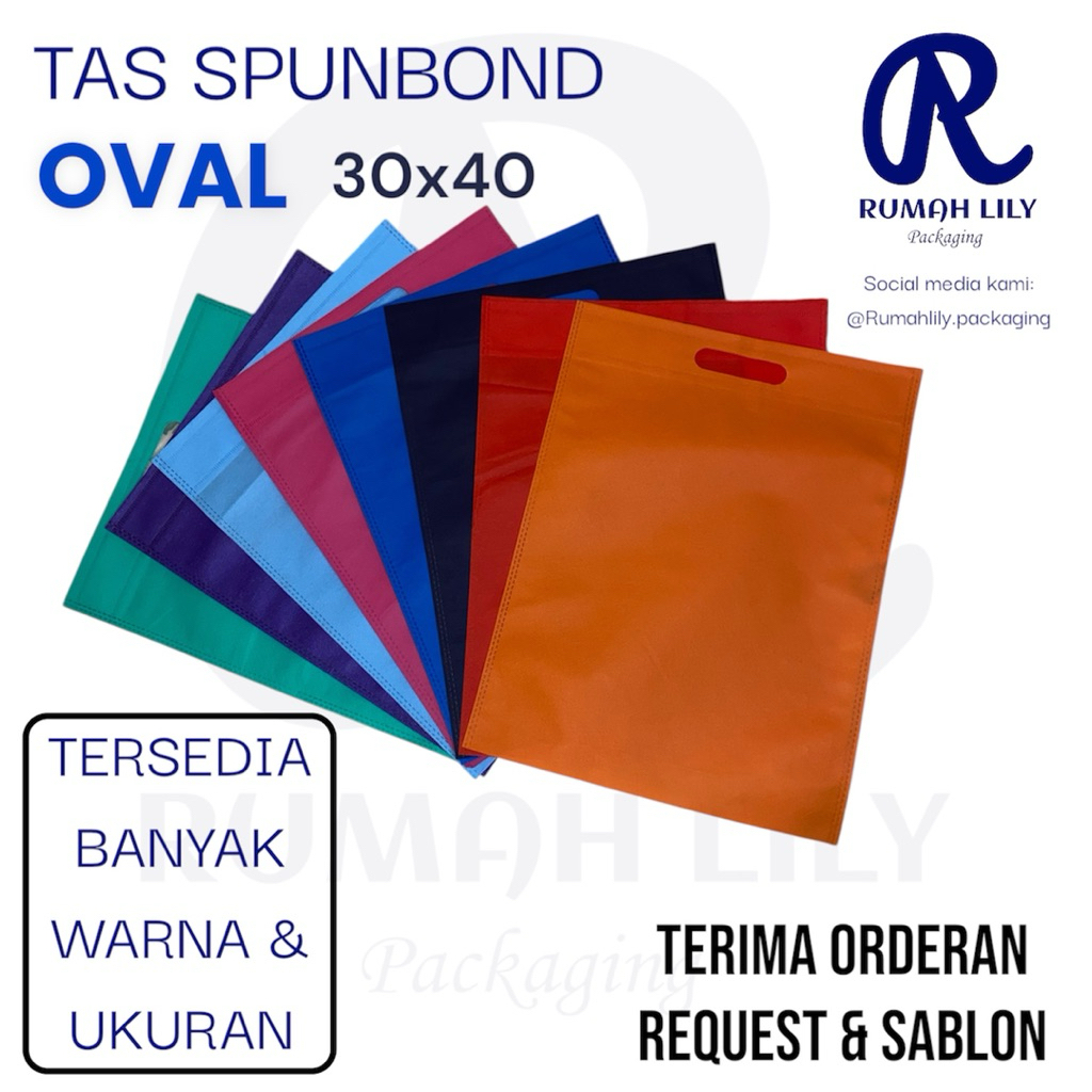 

TAS SPUNBOND 30x40 (L)/GOODIE BAG/TOTE BAG