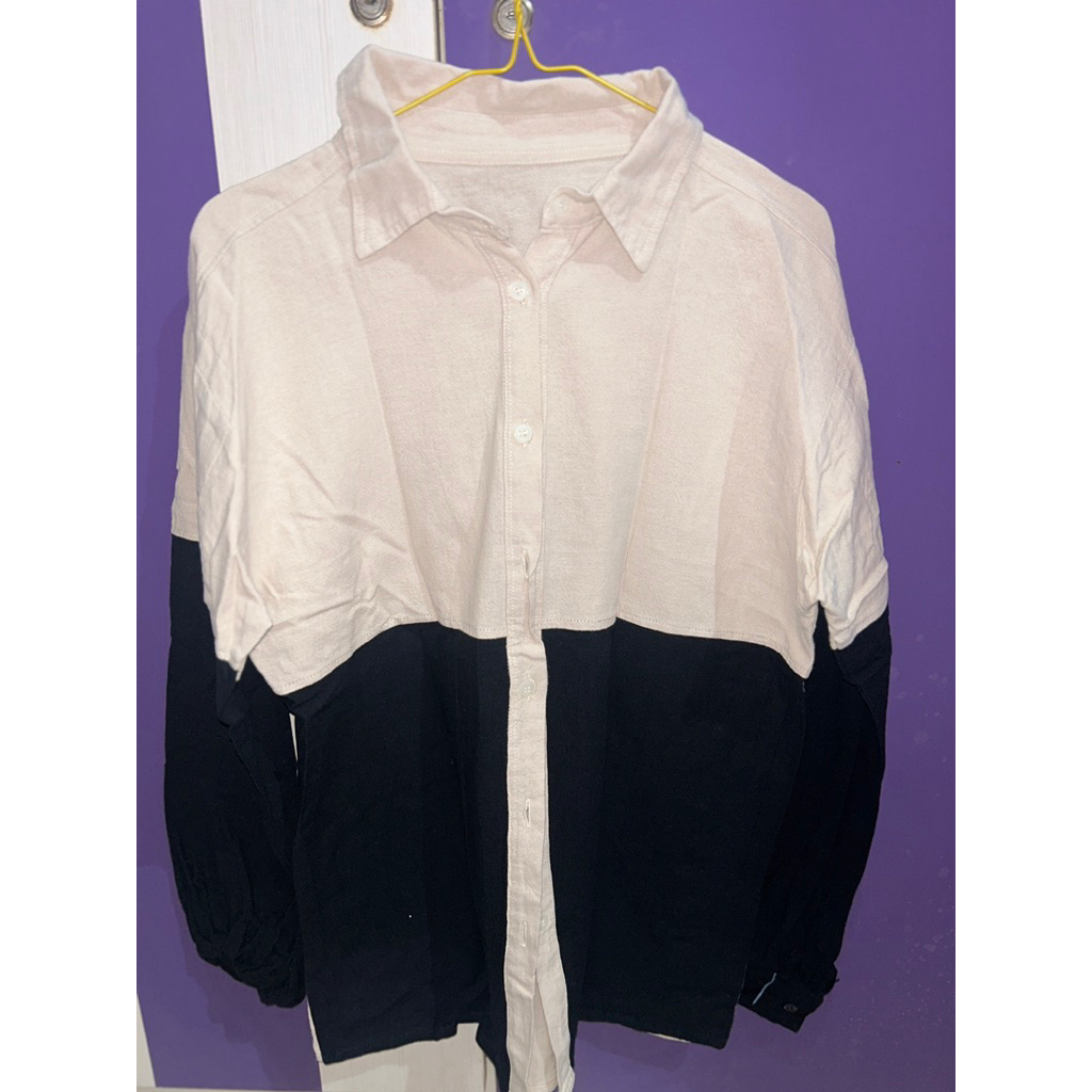 Kemeja Two Tone