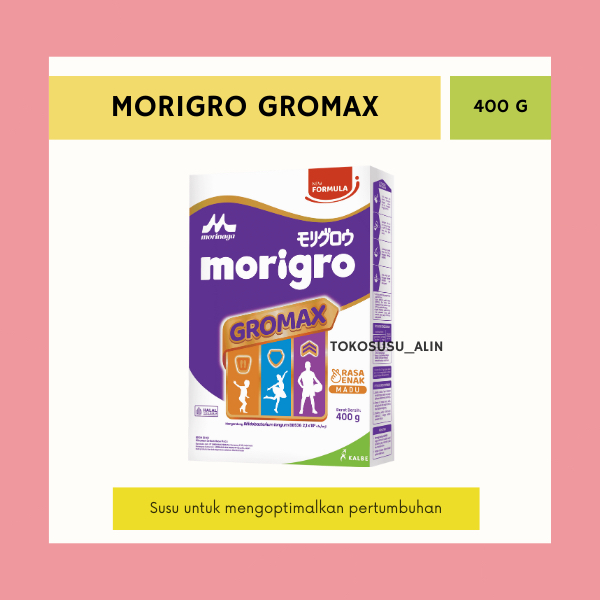

MORIGRO GROMAX 400 G RASA VANILA / SUSU FORMULA PERTUMBUHAN ANAK