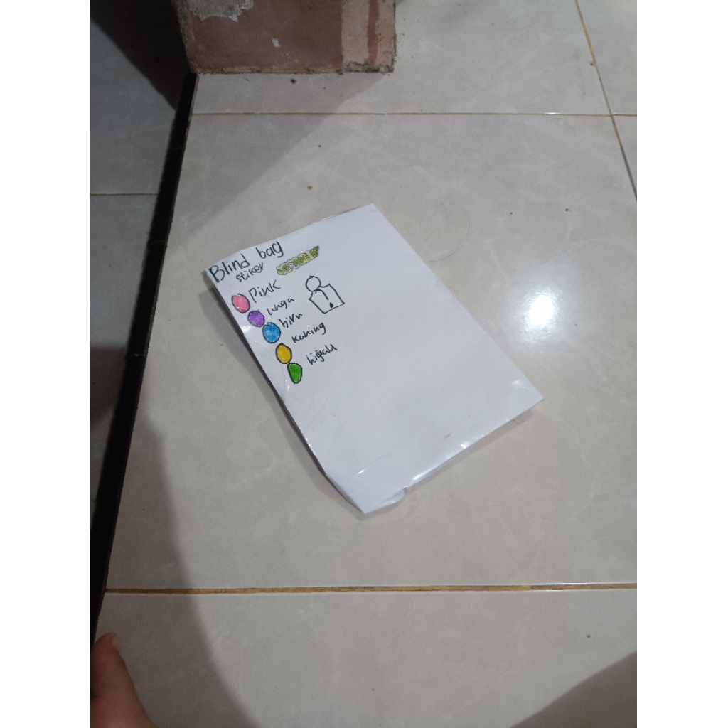 

blind bag isi stiker
