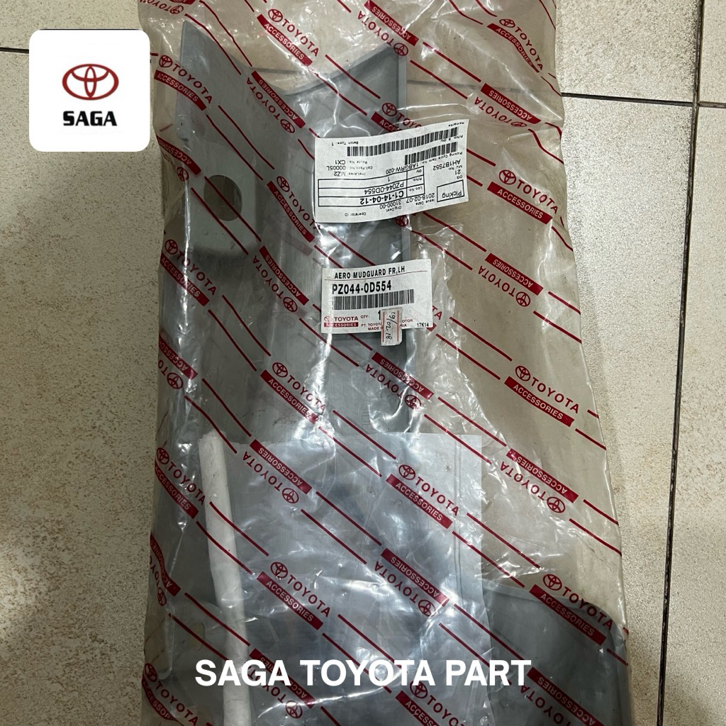 SAGA | AERO MUDGUARD Slebor Aero Pelindung Lumpur Aero SPORT DESIGN (SD)  DEPAN KIRI/LH YARIS PZ044-
