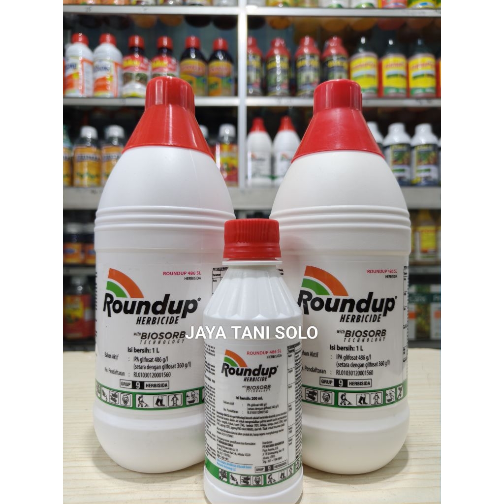 Roundup 486SL - Herbisida Sistemik Racun Rumput Liar