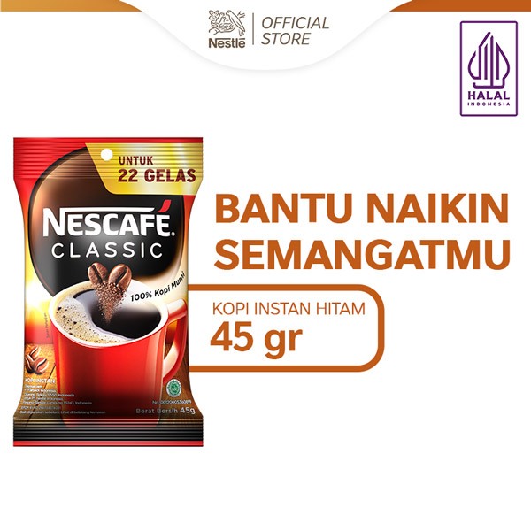 

NESCAFE COFFEE CLASSIC BAG 45 GR