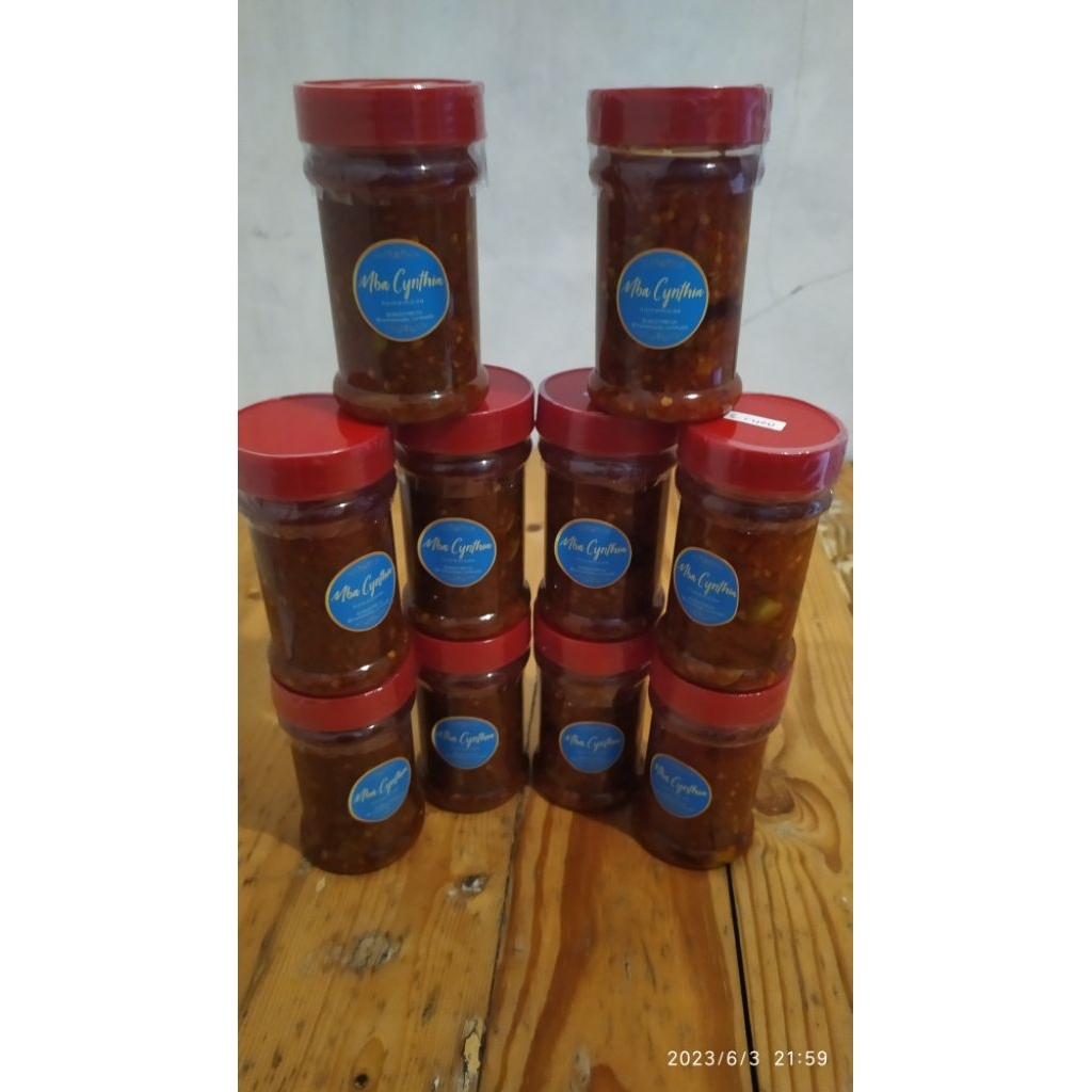 

sambal cumi asin sedang