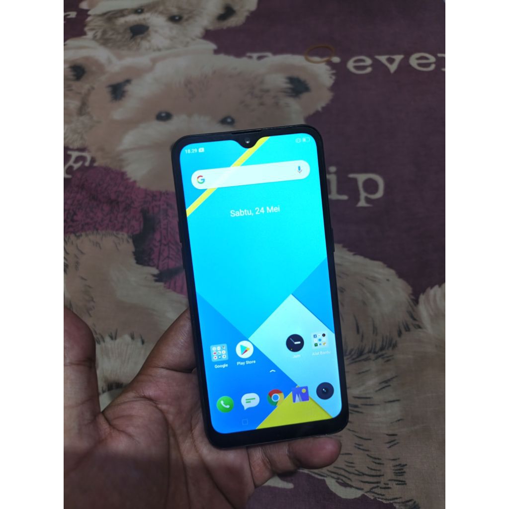 realme c2 ram 3gb 32gb 4G sim bagus garansi resmi normal murah nett