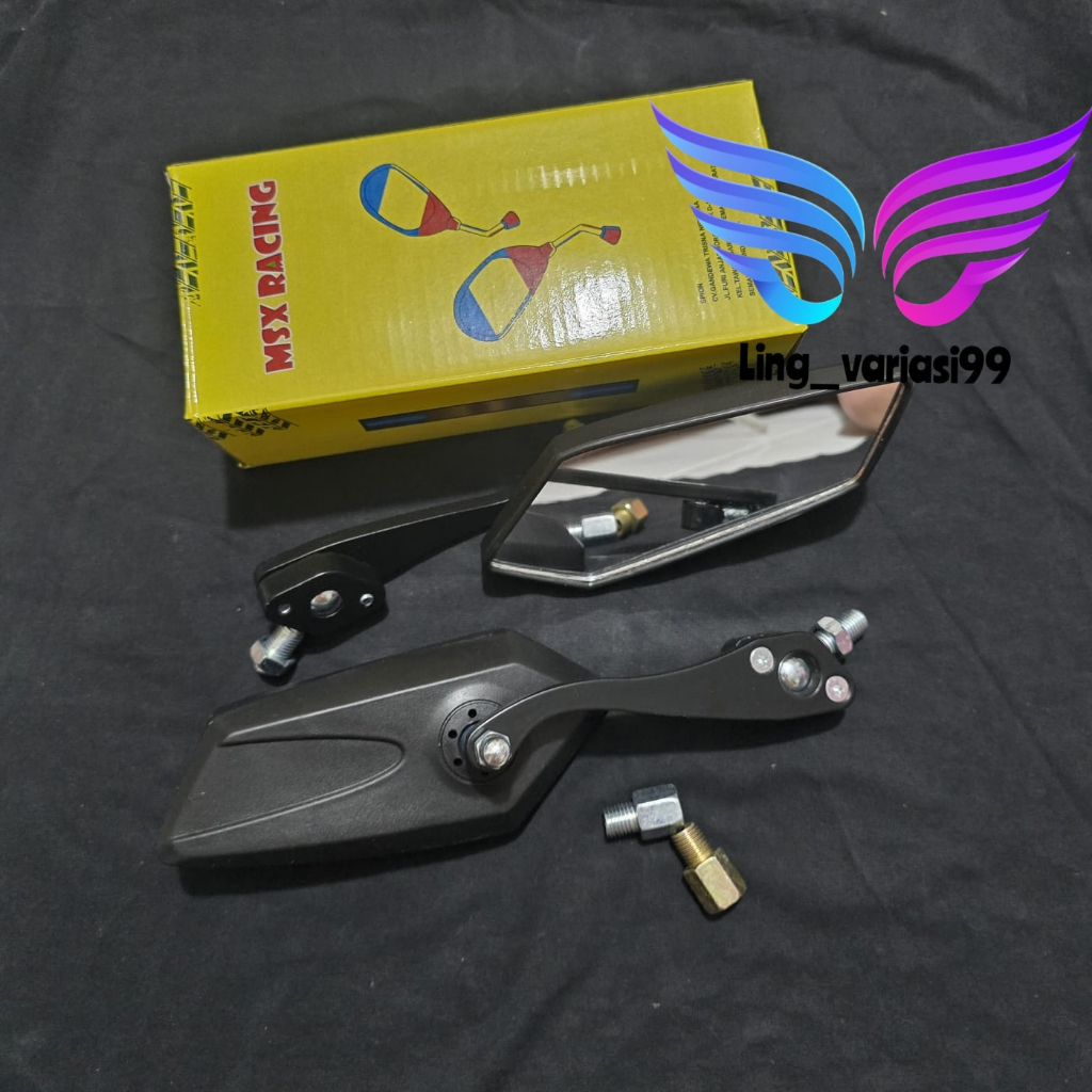 Spion kozo/Spion koso universal/Spion Koso/Spion koso gagang besi sudah SEPASANG