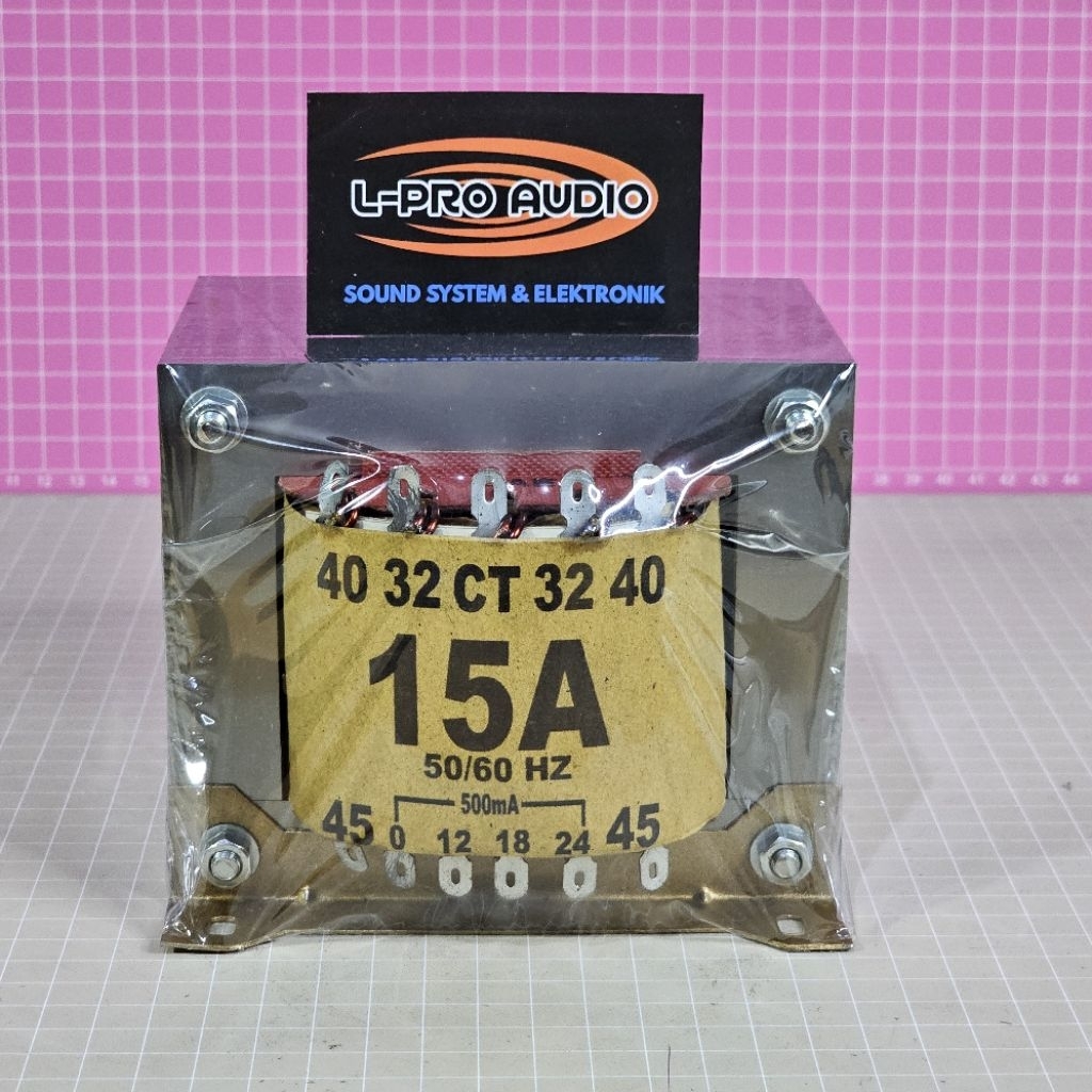 Trafo 15A CT45V SAE 15 amper besar kawat tembaga murni
