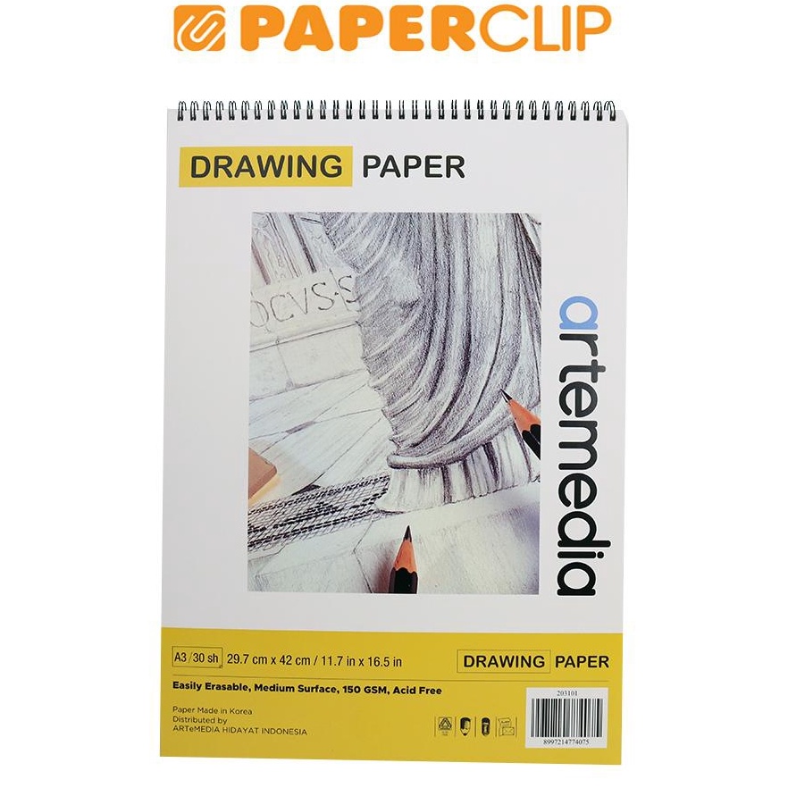 

KODE C47W BUKU GAMBAR SKETCHBOOK ARTEMEDIA A3 15GSM 2311