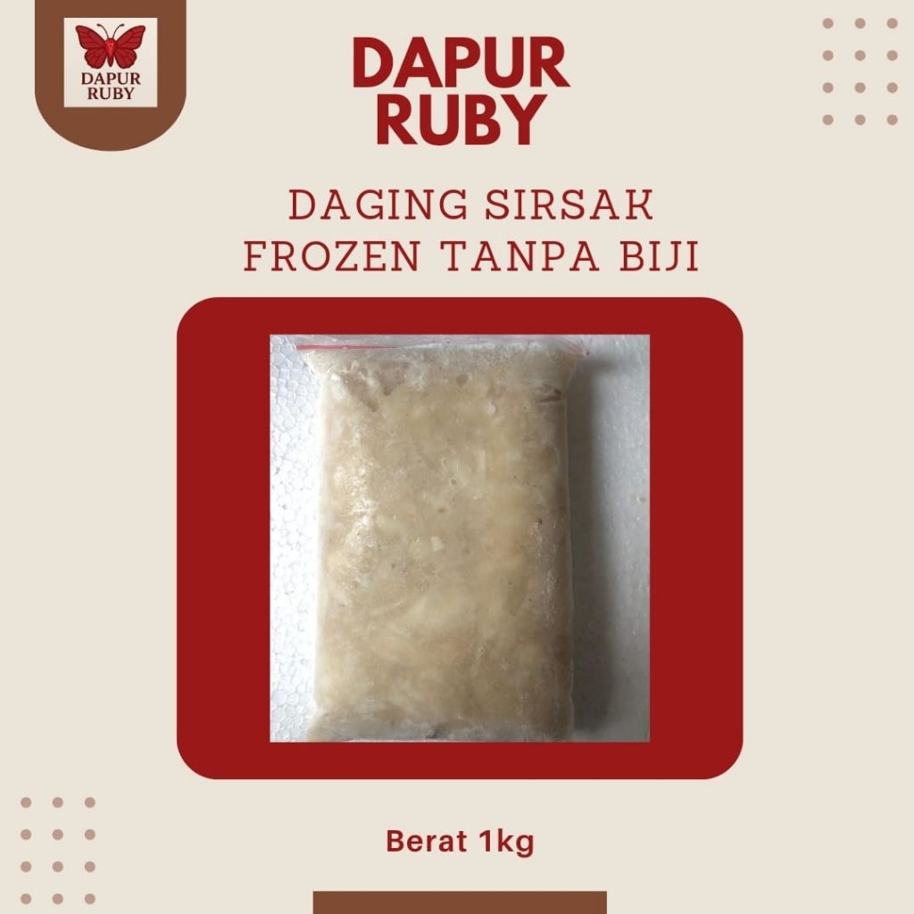 

Buah Sirsak Tanpa Biji Frozen 1kg – Siap Olah, Tanpa Gula, 100% Murni |