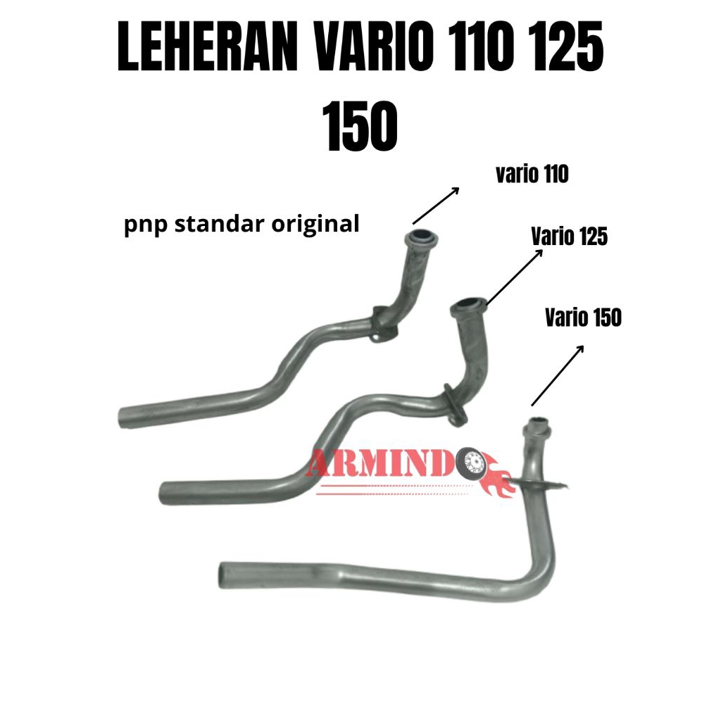 LEHERAN KNALPOT STANDAR VARIO 110 125 150 PNP STANDAR ORIGINAL