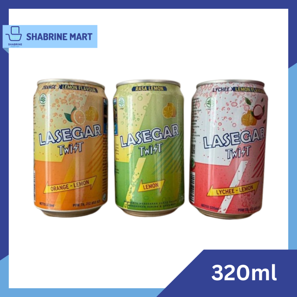 

Lasegar Twist 320ml Minuman Soda Kaleng – Orange Lemon & Lychee Lemon