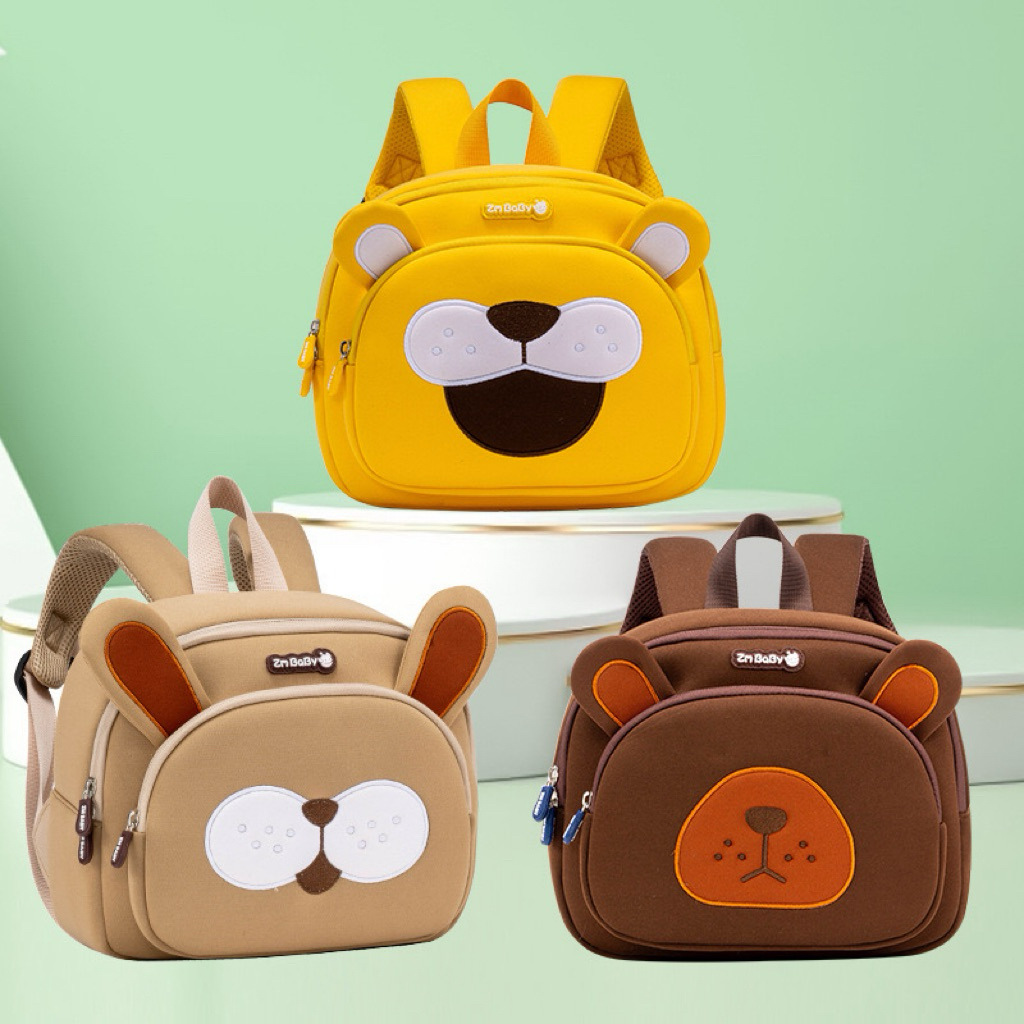 [ZM BABY] 5842 Animal Tas Sekolah / Tas Ransel Anak Paud