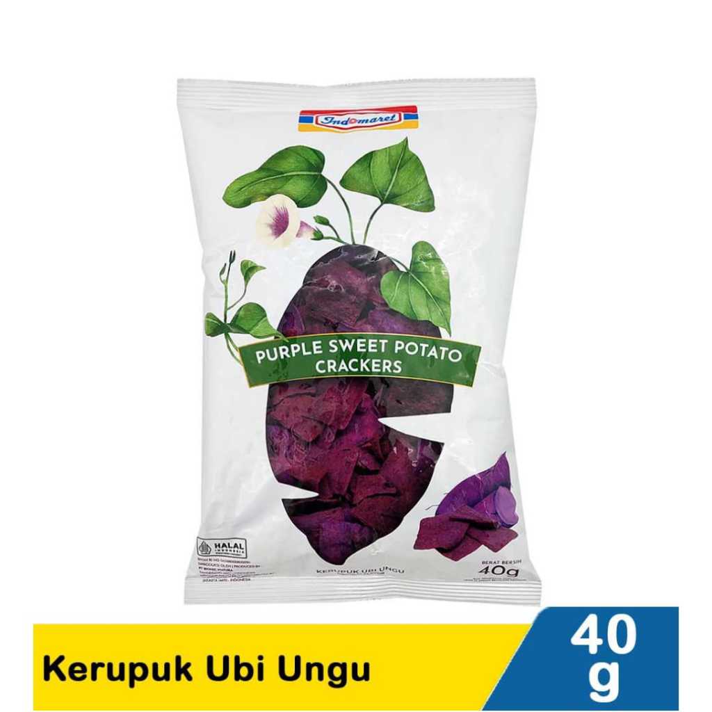 

[Exp 10 10 25] Indomaret Kerupuk Ubi Ungu 40gr