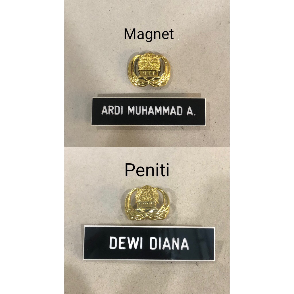 

Paket Name Tag Asn Papan Nama Plus Pin Korpri Terbaru
