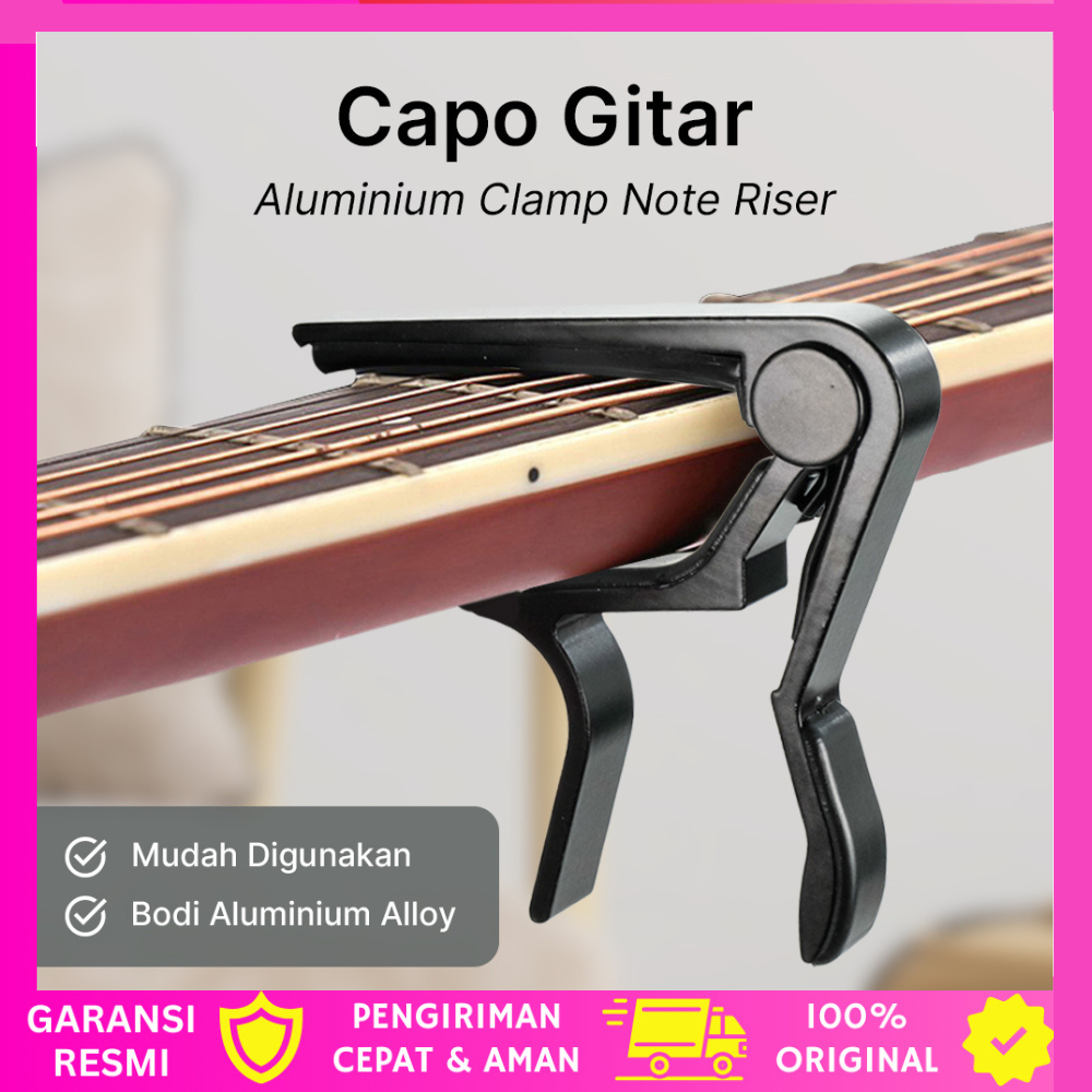 Capo Gitar Ukulele Aluminium Capo Kapo Penjepit Gitar - Guitar Capo Besi CAPO GITAR-COD