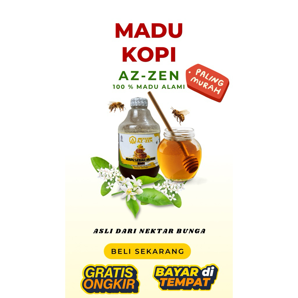 

MADU KOPI/ MADU ASLI 100%/ MADU MURNI