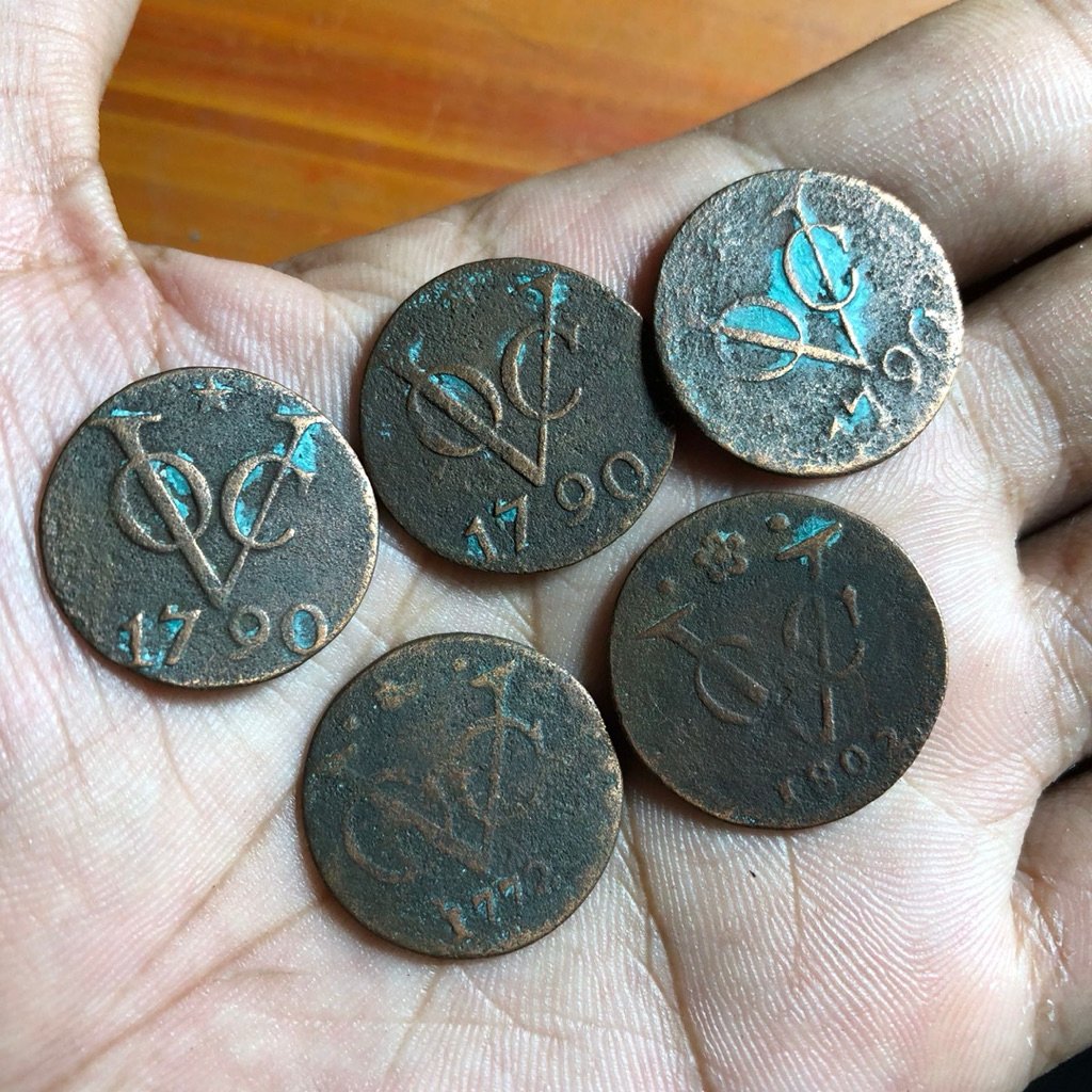Koin Kuno Gelderland VOC pcs tahun 1772-1802-1790