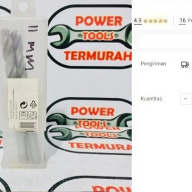 

BOSCH Mata Bor Besi 11 mm HSS-G / Metal Drill Bit 81 / 125 mm
