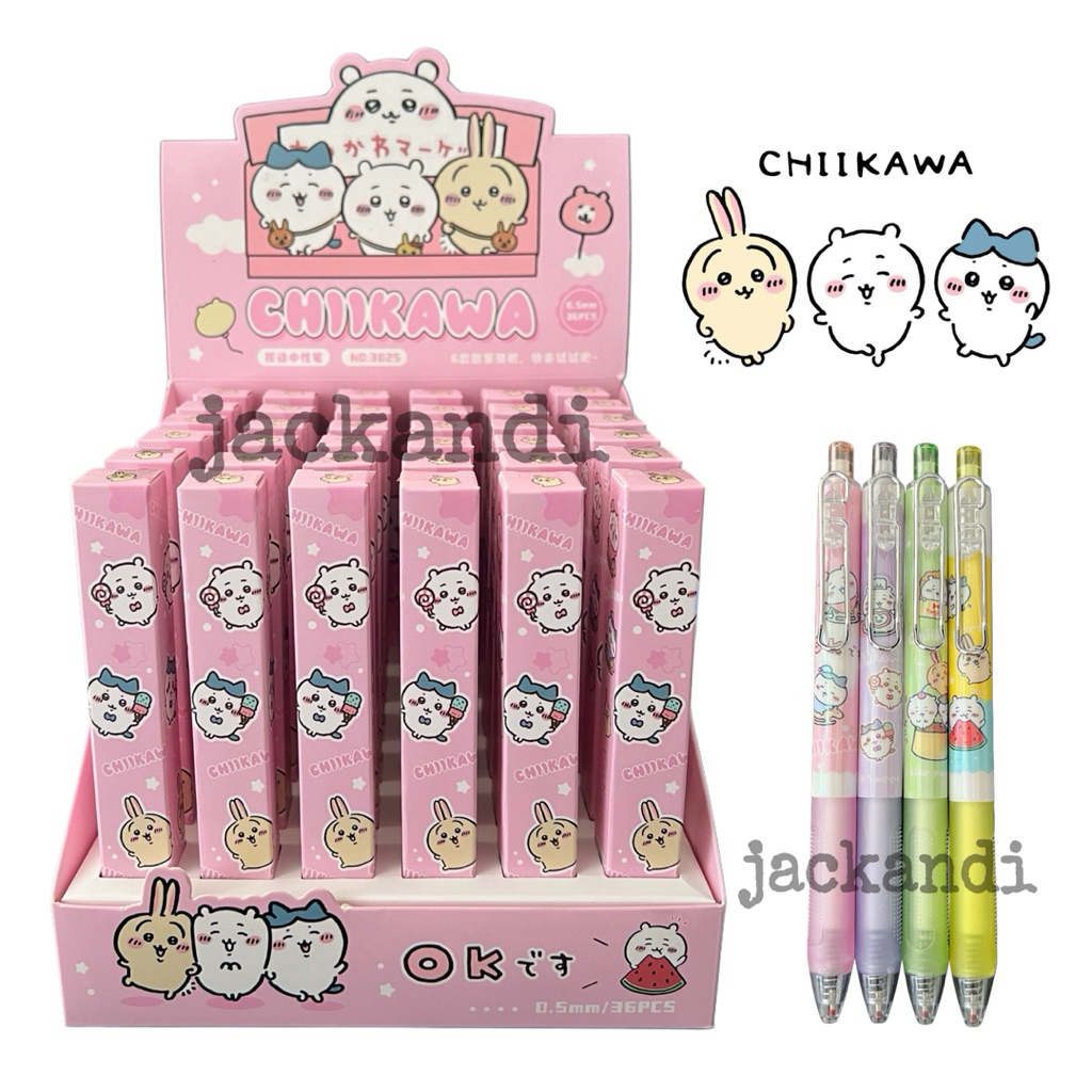 

Blind Box Pen Surprise Chiikawa Pulpen Anak Cetek Karakter Kartun Lucu