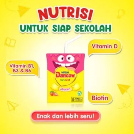 

UHT Dancow FortiGrow 110ml 1 dus isi 36pcs Rasa Strobery