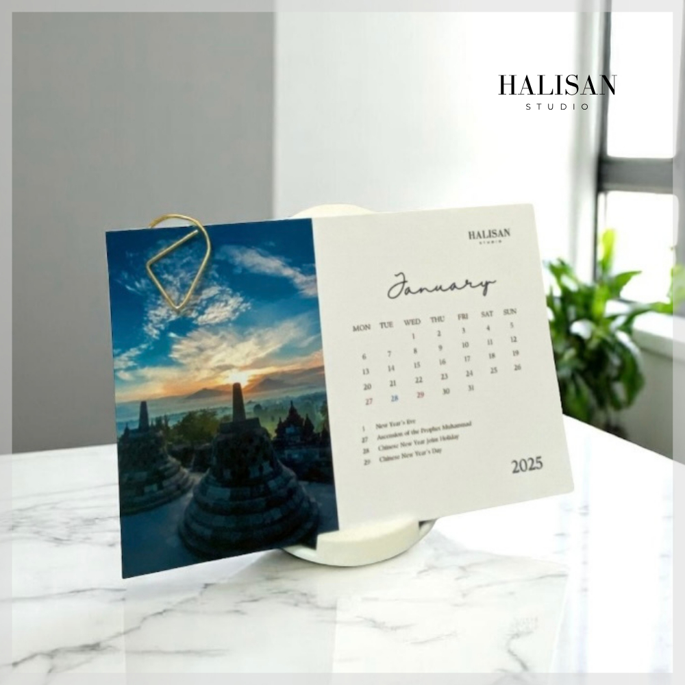 

Kalender Aesthetic 2025 Alam Indonesia - Kalender Mini Tema Indonesia - Aesthetic Calendar 2025 - Souvenir - Hadiah Unik