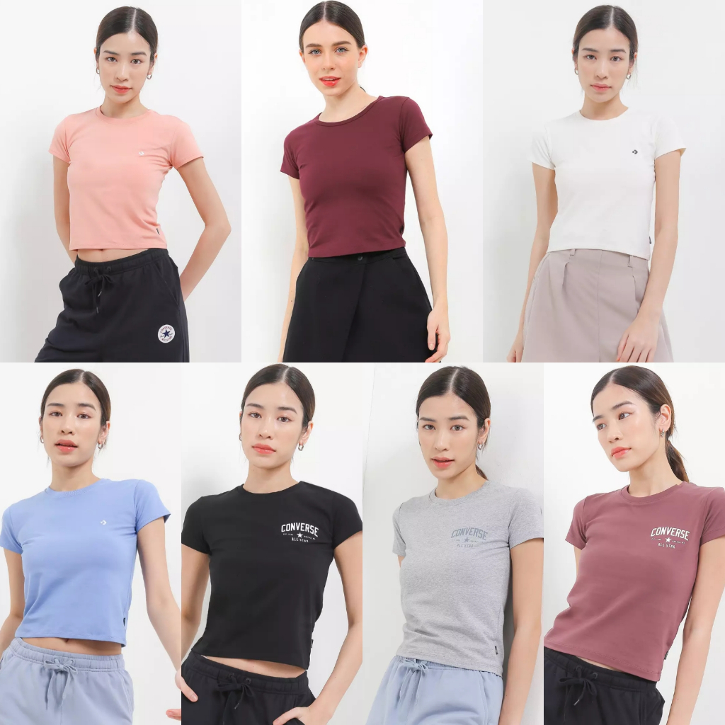 Kaos Converse Cropped / Slim Women Tee Original