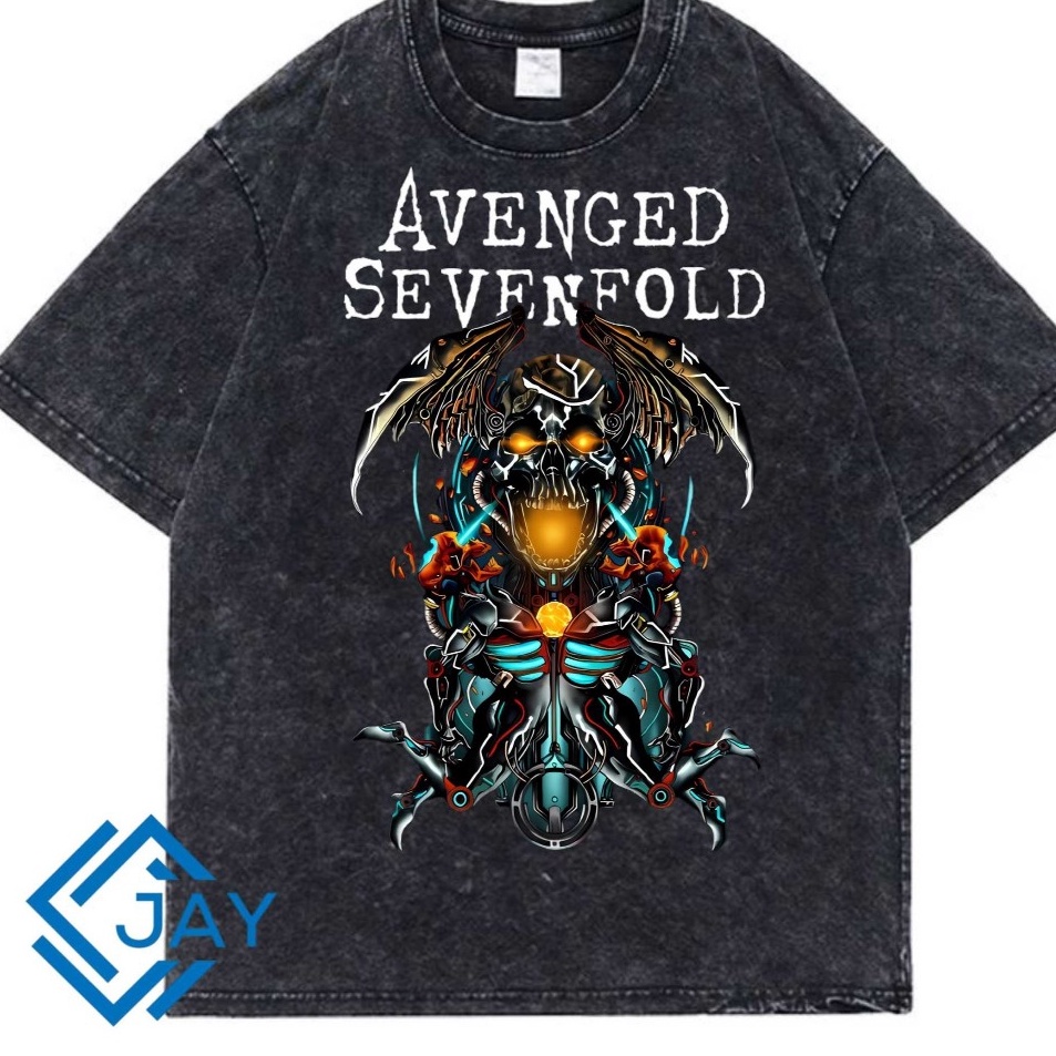 Kaos washed oversize  AVENGED SEVENFOLD  pria wanita  kaos washed polos  kaos washing pria  kaos san