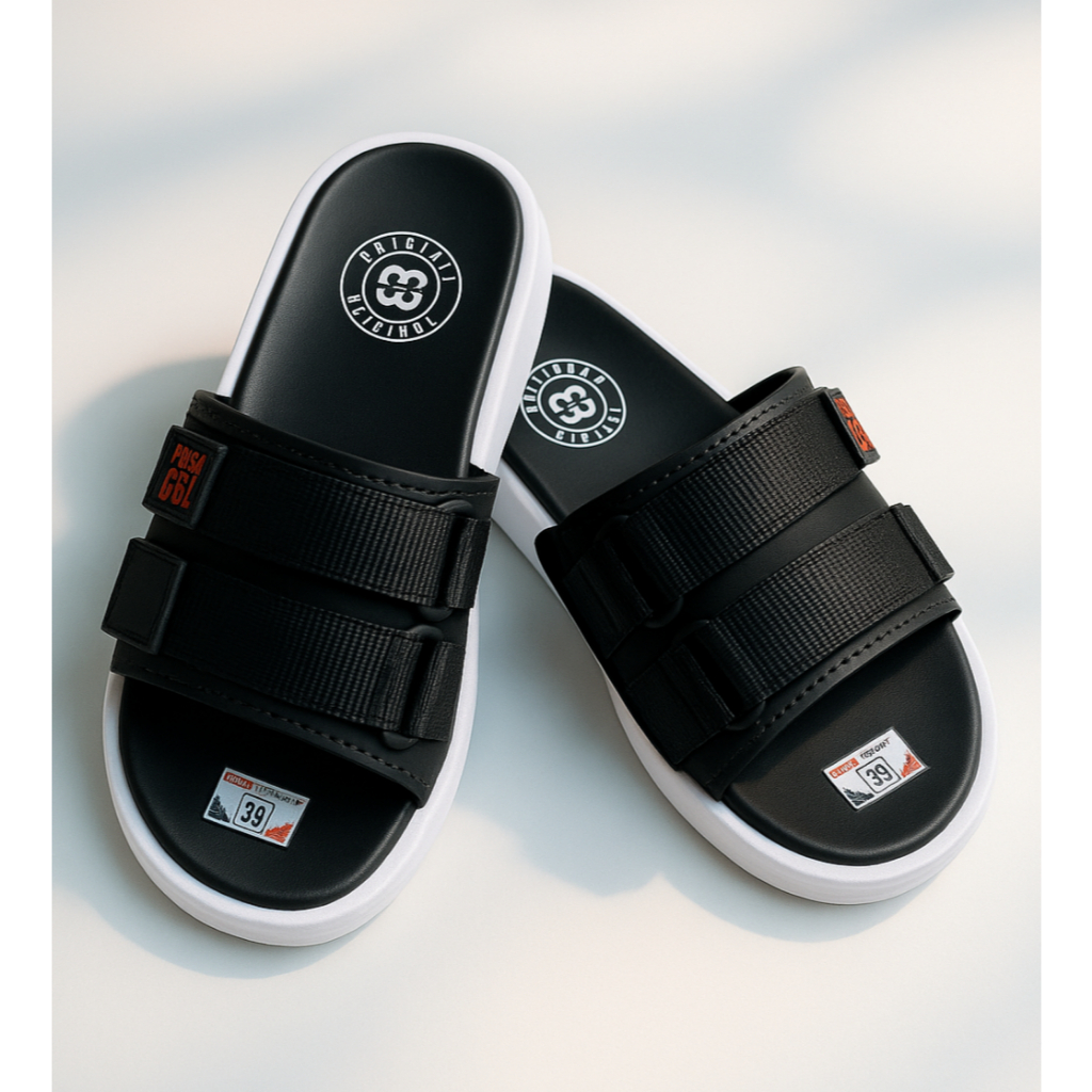 Sandal Slop Trendy-Sandal Slop Remaja Cowok-Sandal Cewek Keren-Sandal Slop Pria-Sandal Slop Korea