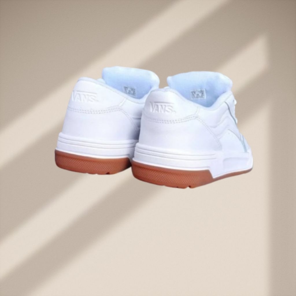 Vans Hylane Chunky Trainers White Gum Sole