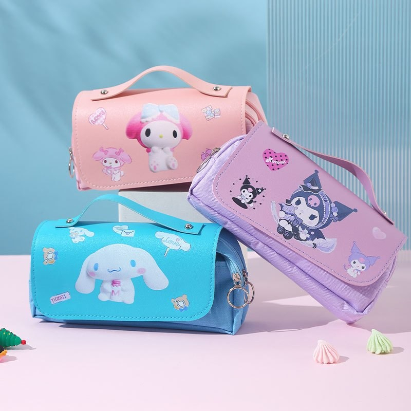 

Gobra ♕ KP011 Kotak Pensil Sekolah Karakter Imut / Lucu Motif Kuromi Melody Cute Kotak Pensil Kuromi Simpan Pena Pensil Cute Lucu Karakter