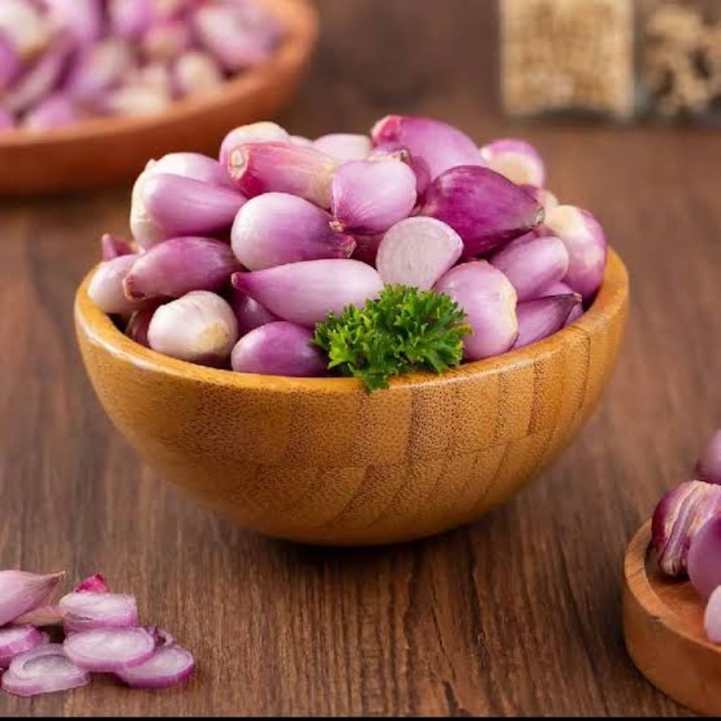 

Bawang merah kupas asli Brebes 250 gram fresh dan higenis