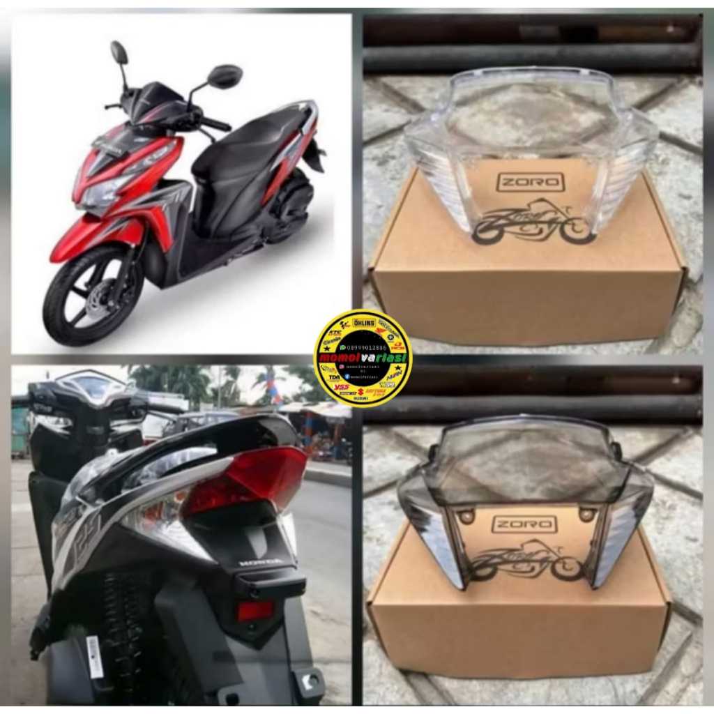 Mika stop set sein belakang vario 125 old /Mika lampu belakang vario kzr