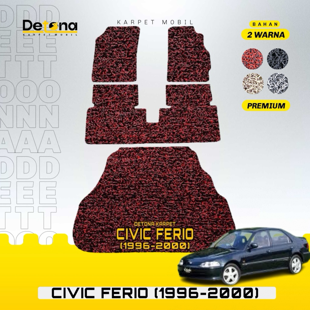 KARPET MOBIL HONDA CIVIC FERIO 1996-2000 / KARPET MIE HONDA CIVIC FERIO 1996-2000
