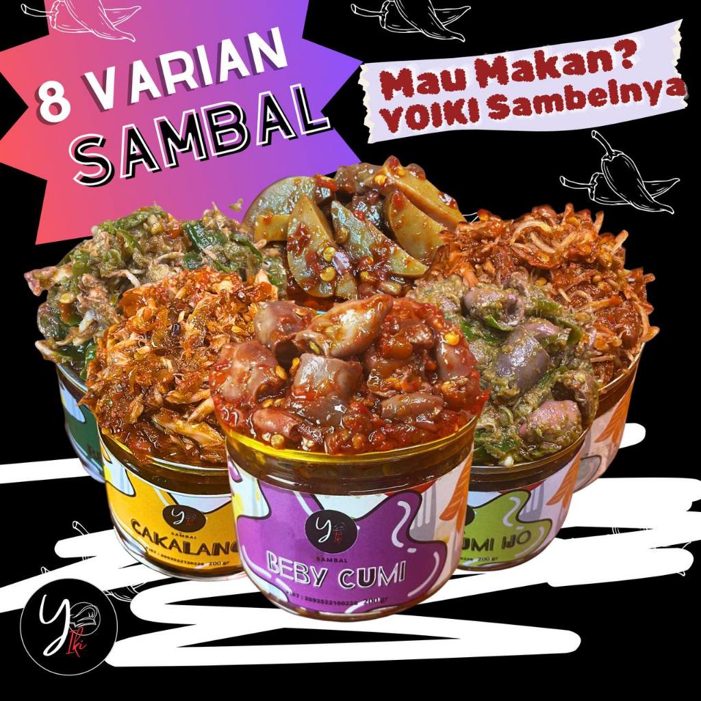 

(Satuan) YOIKI Sambal Kemasan 200 Gram