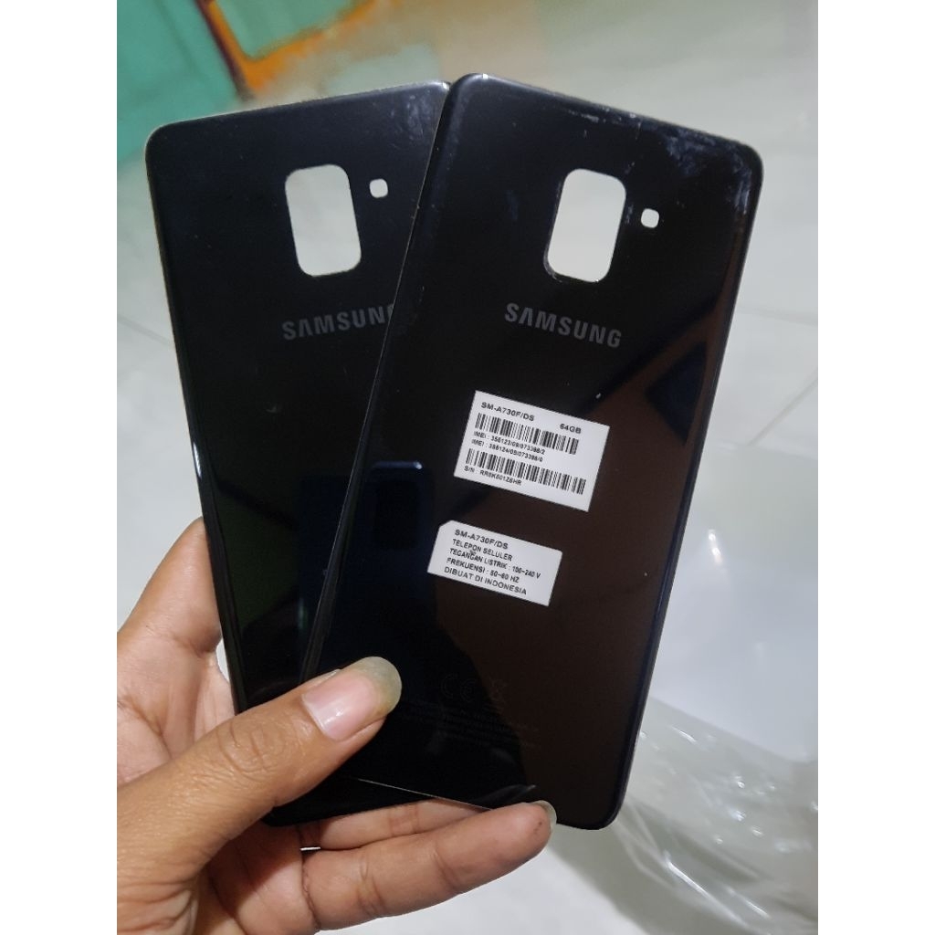 backdoor samsung a8 plus ori copotan