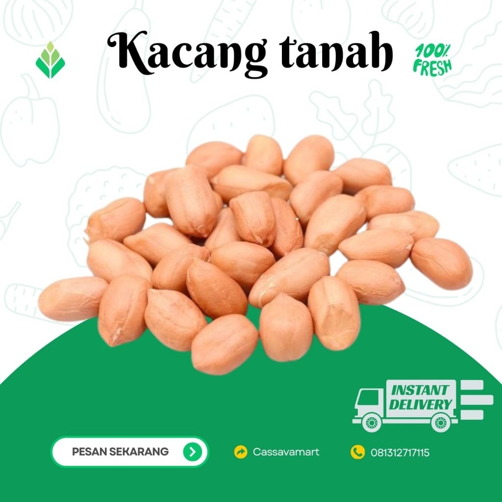 

kacang tanah 500 Gram