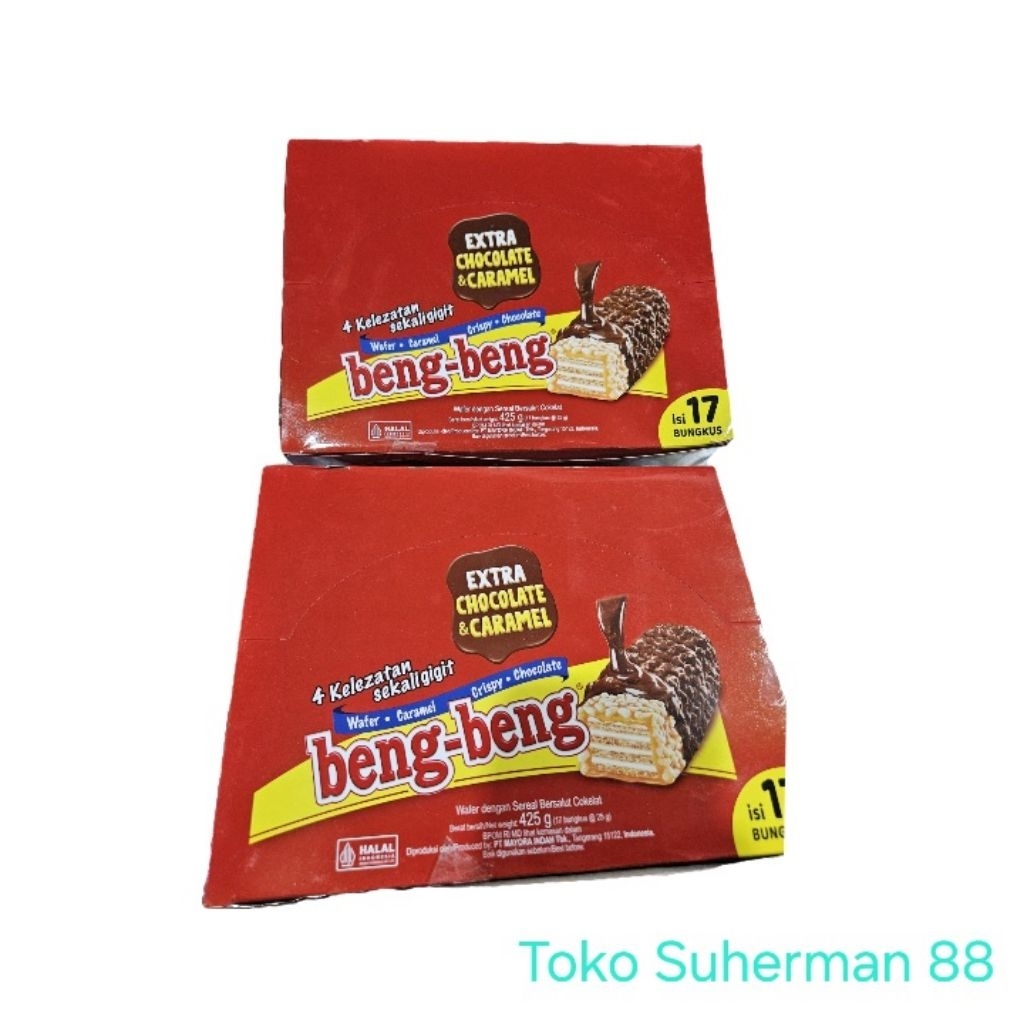 

BENG BENG EXTRA COKLAT & CARAMEL 25g ISI 17 PC