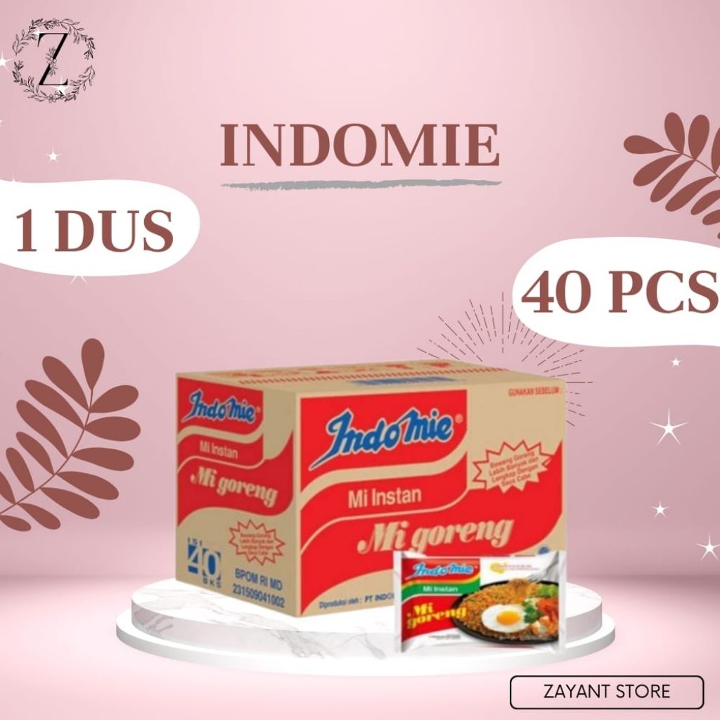 

INDOMIE Mie Goreng (1 Dus isi 40pcs)