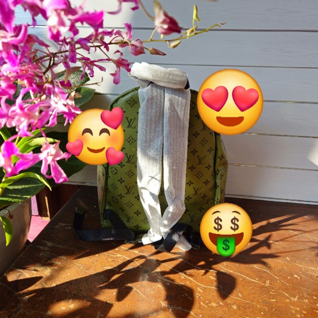 TAS RANSEL PRIA (BRANDED) BAHAN KULIT ASLI