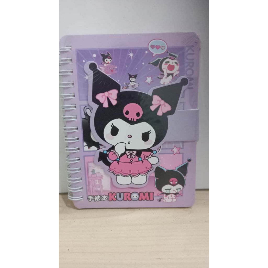 

ATS-11870 Sanrio Character Kuromi Buku Diary Ring 104 x 139 mm