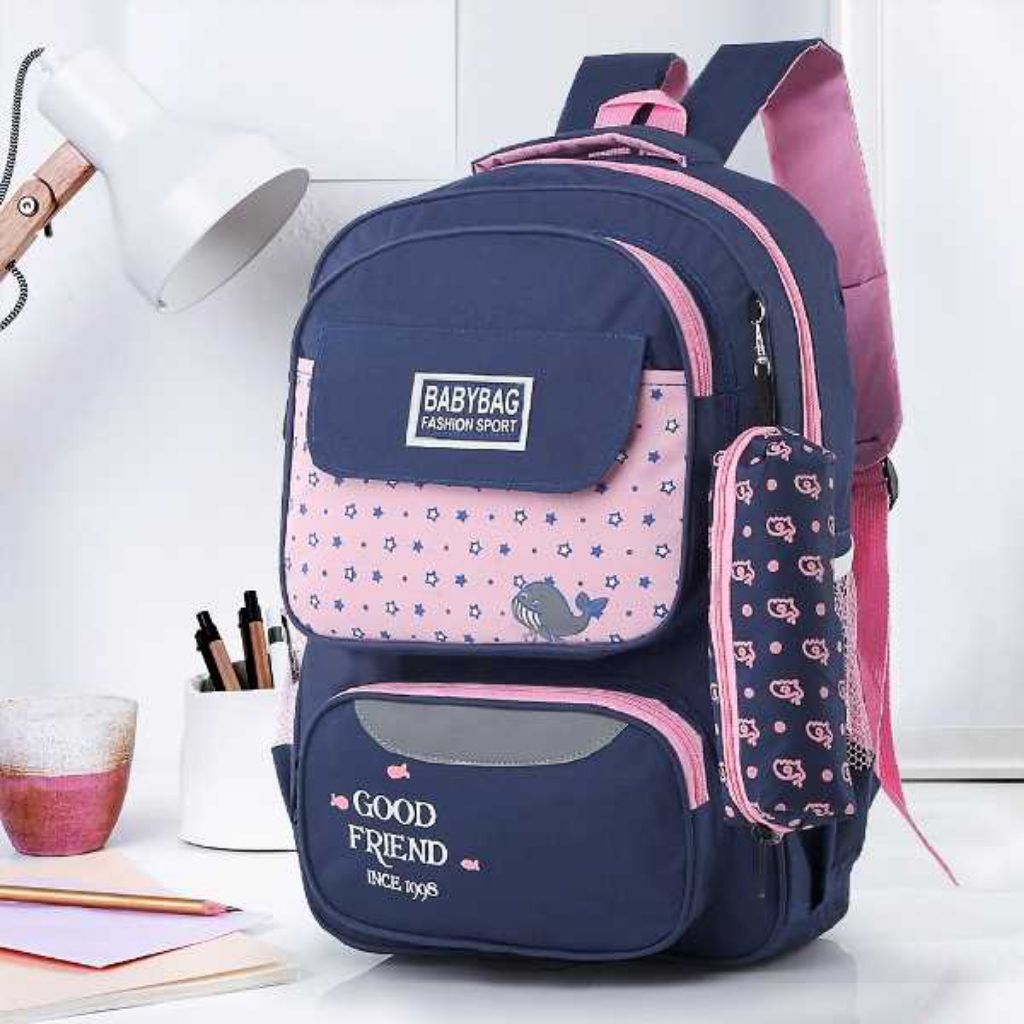 Tas Backpack Anak | Tas Punggung | Ransel Sekolah | Gratis Tempat Pensil | LP639