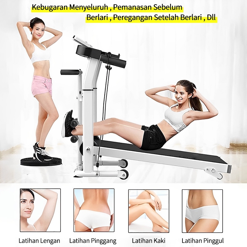 TERBARU Treadmill manual multifungsi 13 IN1 /Lintasan treadmill manual/treadmill manual tanpa