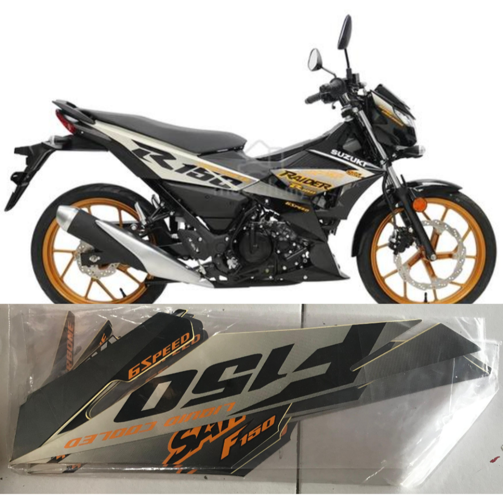 STRIPPING MOTOR RAIDER R 150 FI SUZUKI CREAM