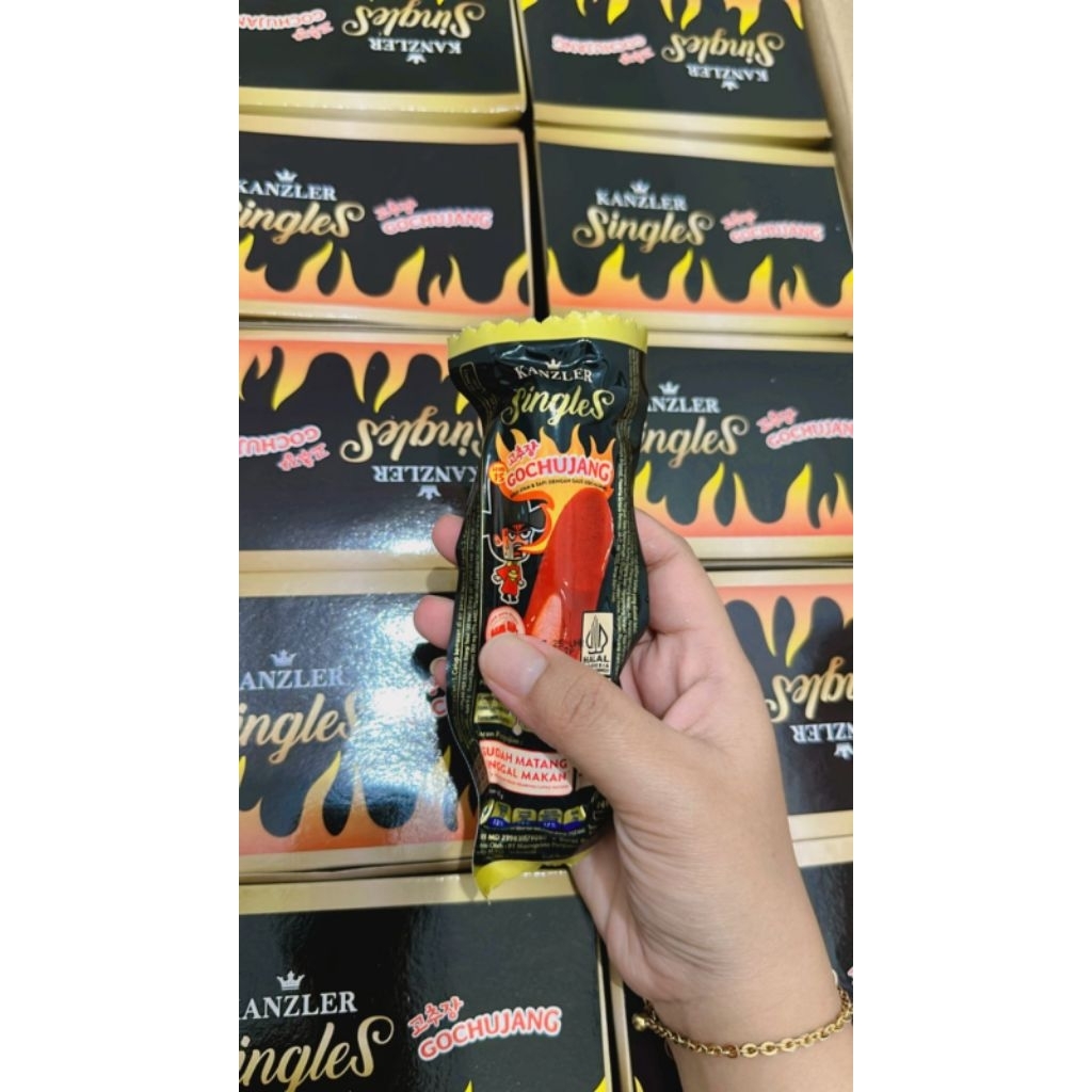 

Sosis Kanzler Singles 65gr - 1 Box Isi 12 Pcs