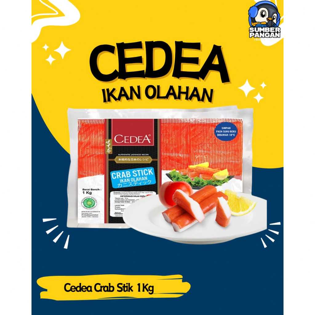 

Cedea Crab Stick Ikan Olahan 1Kg
